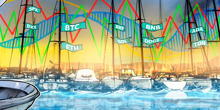 Price Analysis 10/30: SPX, DXY, BTC, ETH, BNB, XRP, SOL, ADA, DOGE, TON ...