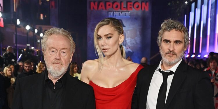Ridley Scott, Joaquin Phoenix, Vanessa Kirby Attend Napoleon UK ...